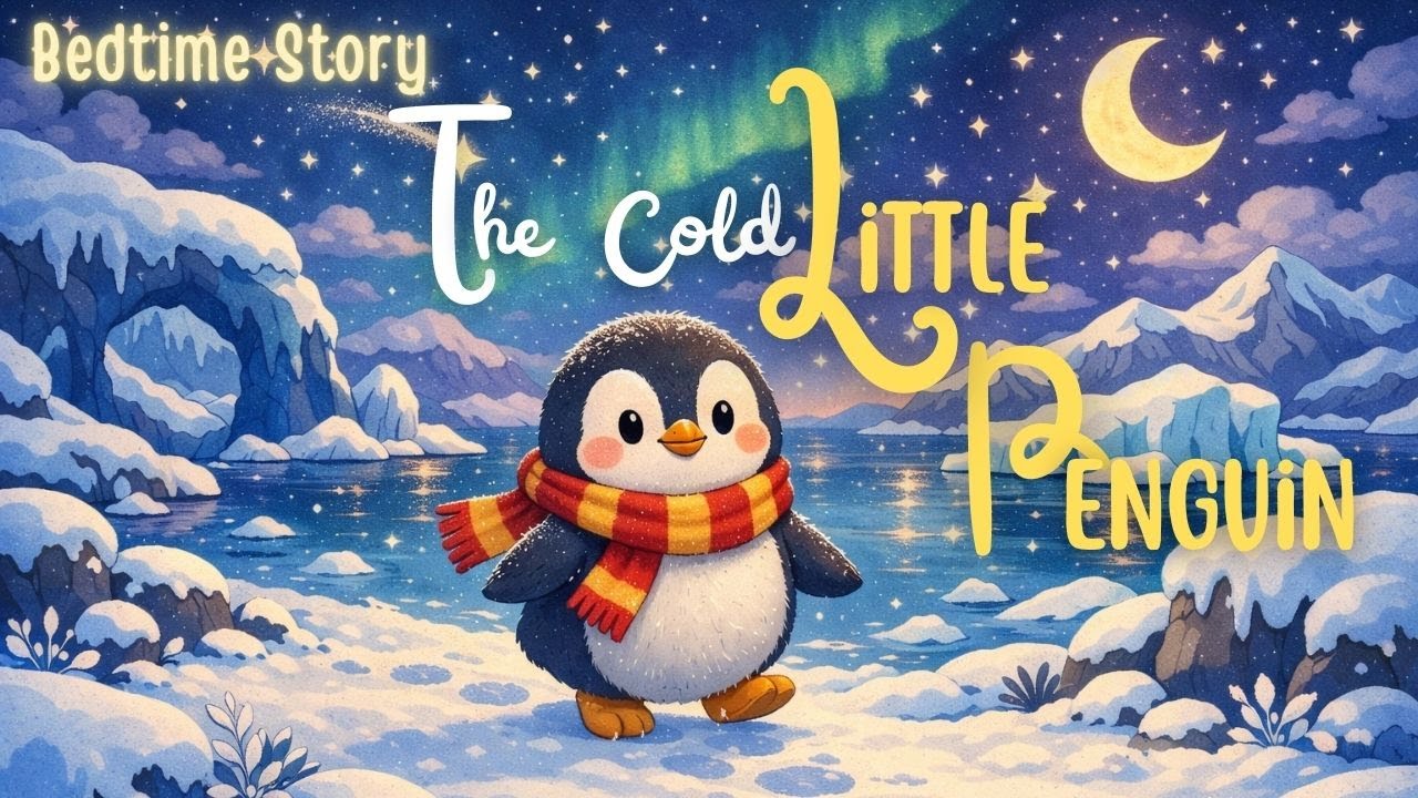 MOST Soothing Bedtime Story - The Cold Little Penguin 🐧❄️