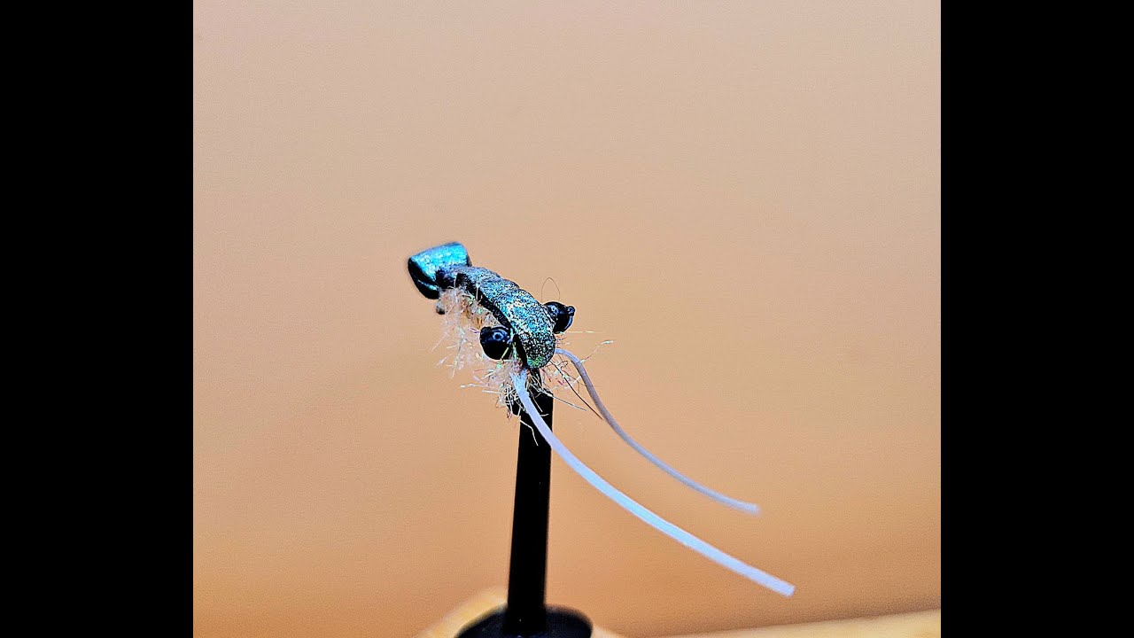Loco Sand Hopper fly for sea bass and mullet by gamefishingireland