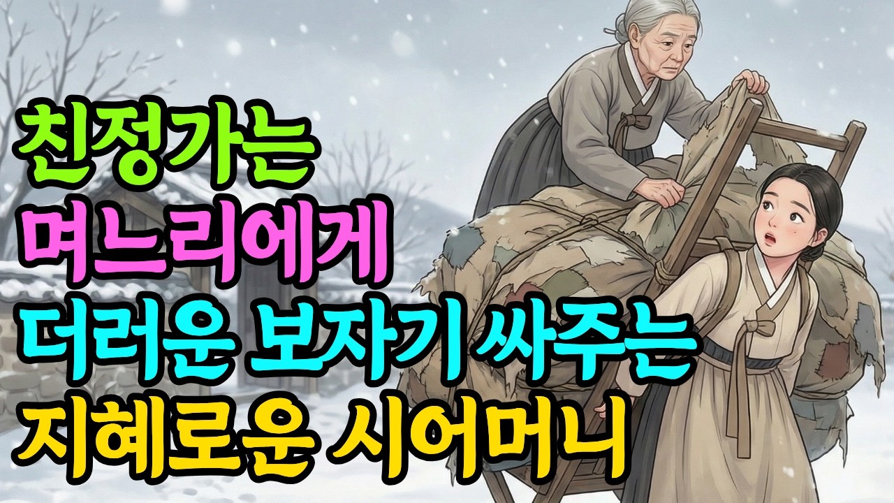 친정엄마 보는날 걸레뭉치를 던져준 지혜로운 시어머니ㅣ옛날이야기ㅣ민담ㅣ설화ㅣ전설ㅣ조선야담ㅣ야담ㅣ오디오북ㅣ수면동화ㅣ잠잘때ㅣ권선징악ㅣ효도