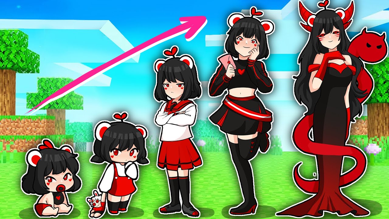 Chuyện Gì Xảy Ra Nếu SIMMY YANDERE lớn lên Trong Minecraft ?!!