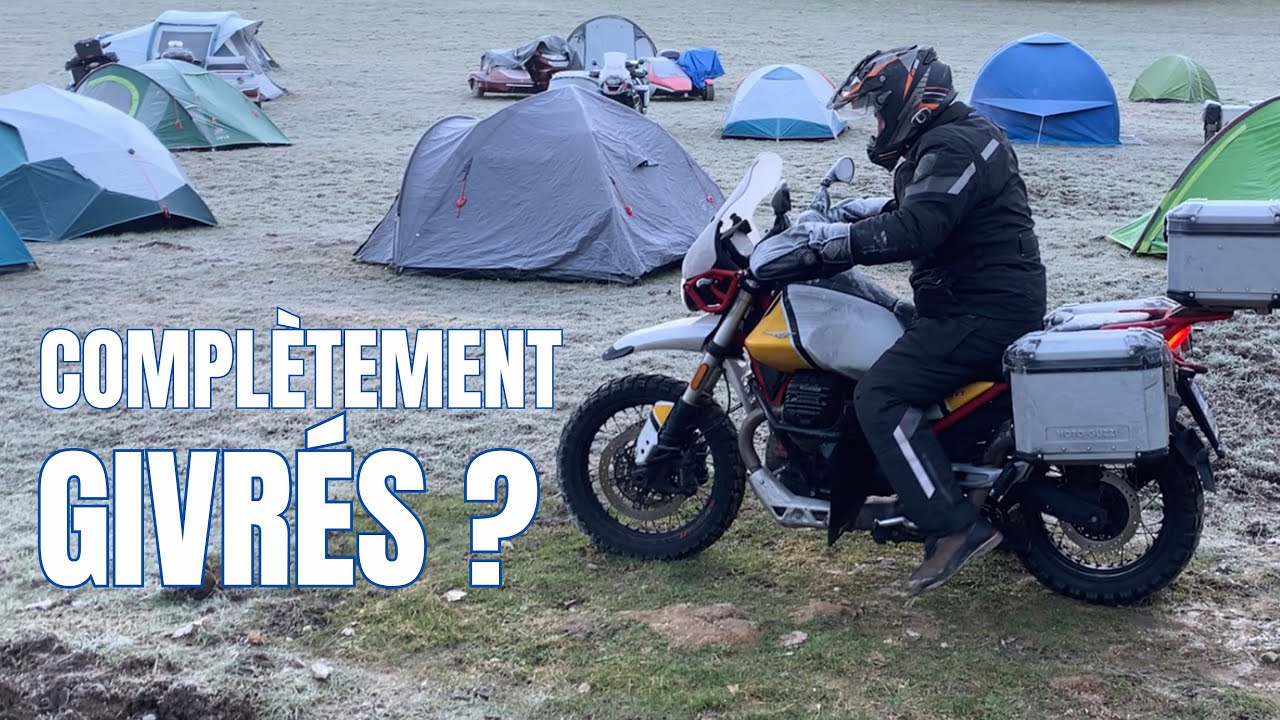 On s'est Fait une Hivernale géniale entre potes ! Ma 125 a gelé, mes orteils aussi mais j'ai adoré !