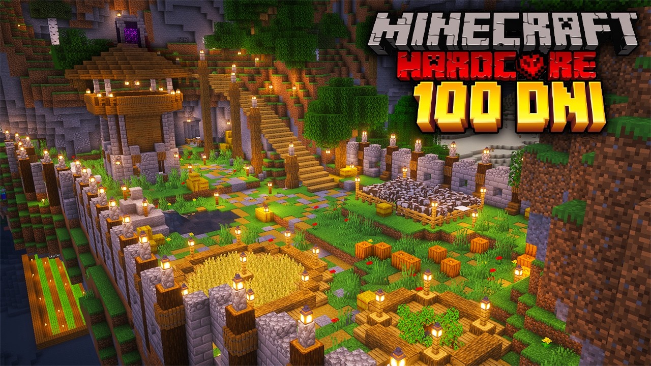 Przeżyłem 100 dni TYLKO w jaskiniach na Minecraft Hardcore