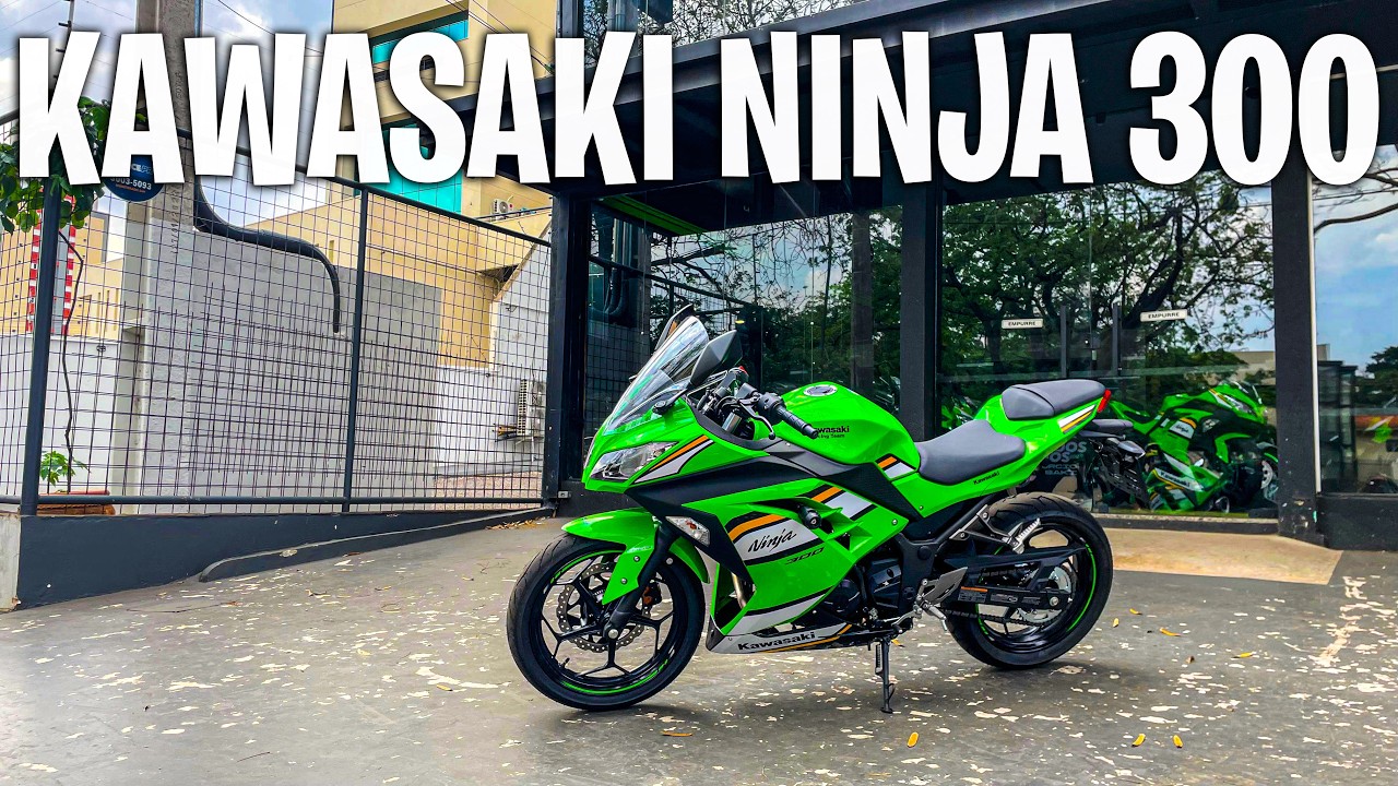 SAINDO DA CONCESSIONÁRIA DE KAWASAKI NINJA 300 0km 2025