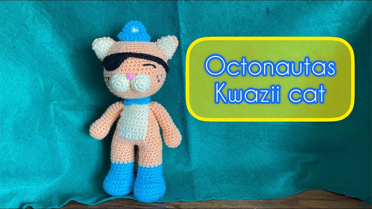 Como tejer a KWAZII de los Octonautas Amigurumi paso a paso tutorial crochet
