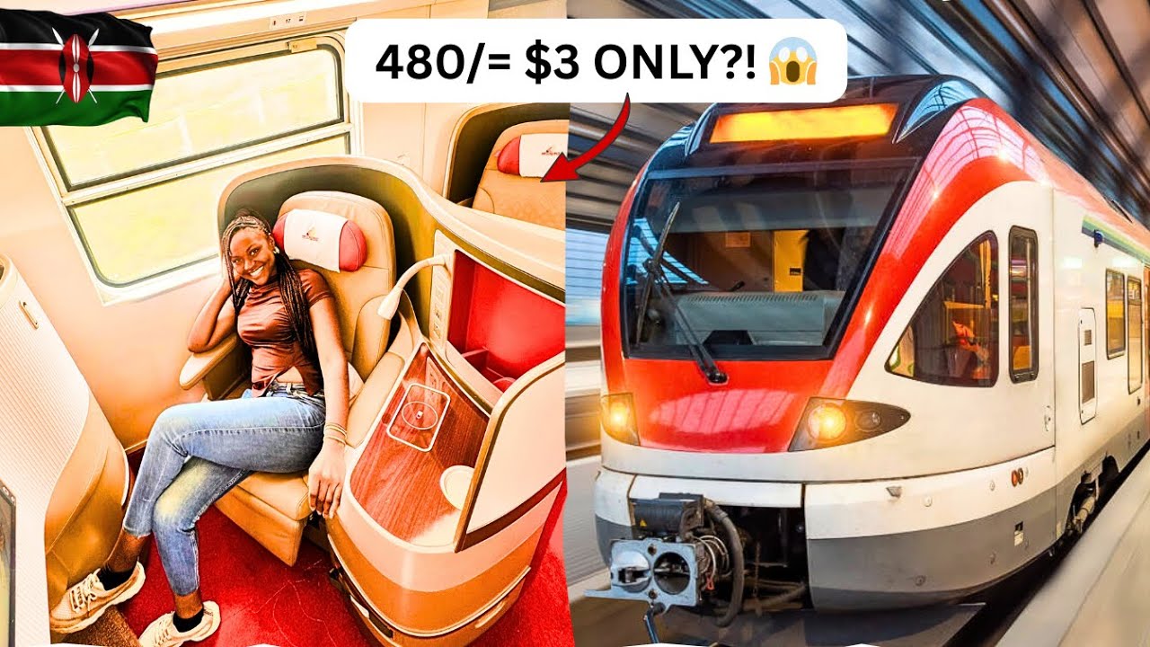 SHOCKING! 😱🇰🇪 Riding Kenya's Most Luxurious Train for ONLY 480 KES ($3)! 🚆 (SGR Premium)