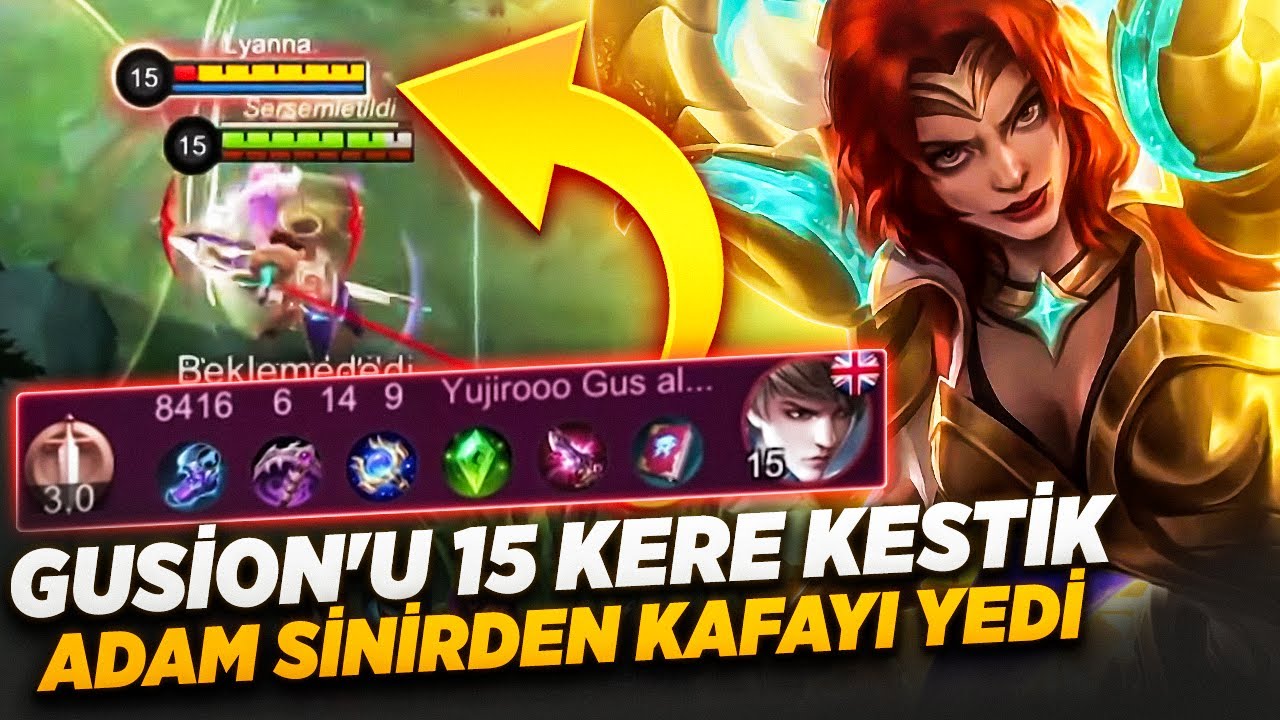GUSION ÇILDIRDI! - Sapık Hilda ile Kışkırtma - Mobile Legends 2021