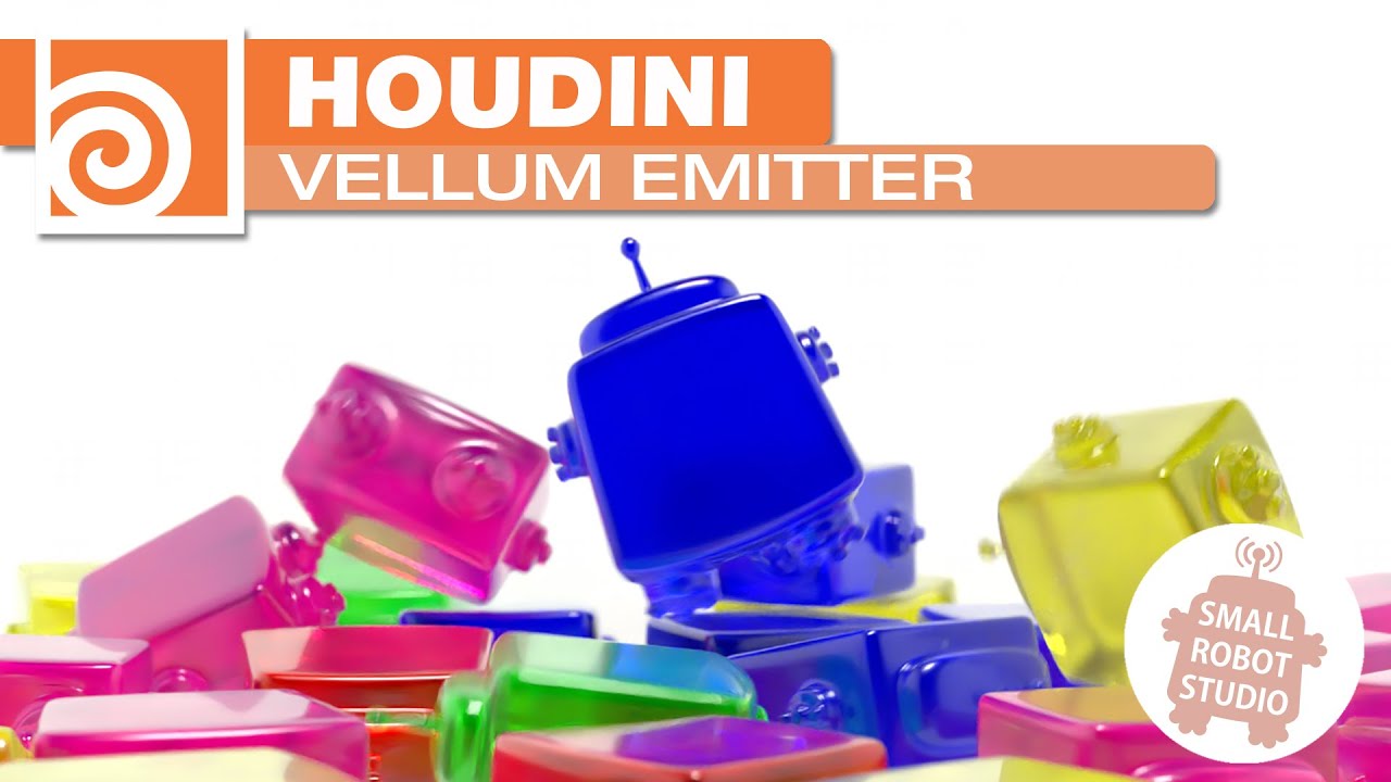 Излучатель мягкого тела Houdini Vellum