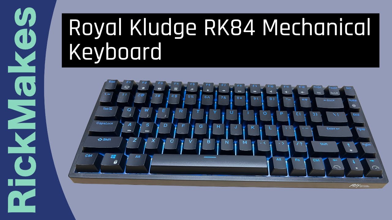 Royal Kludge RK84 Mechanical Keyboard (BT/2.4G/USB-C)