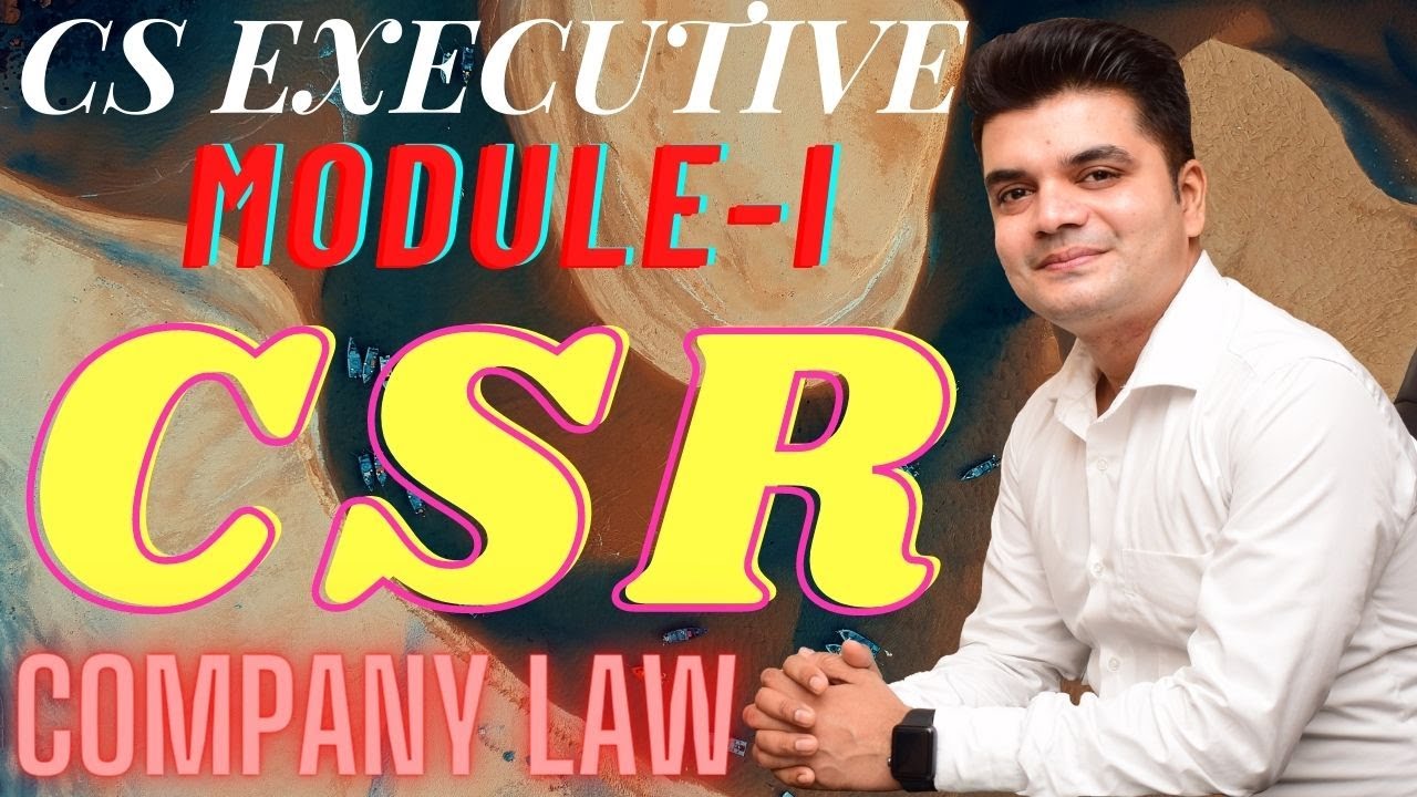 CSR | Company Law | CS Executive | New Syllabus | Best by CS NITESH Sir | NKJ CLASSES