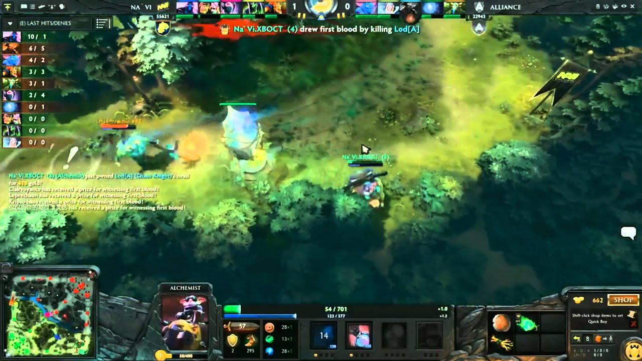 Na`Vi.XBOCT - Alliance vs Na`Vi | Epic First Blood!