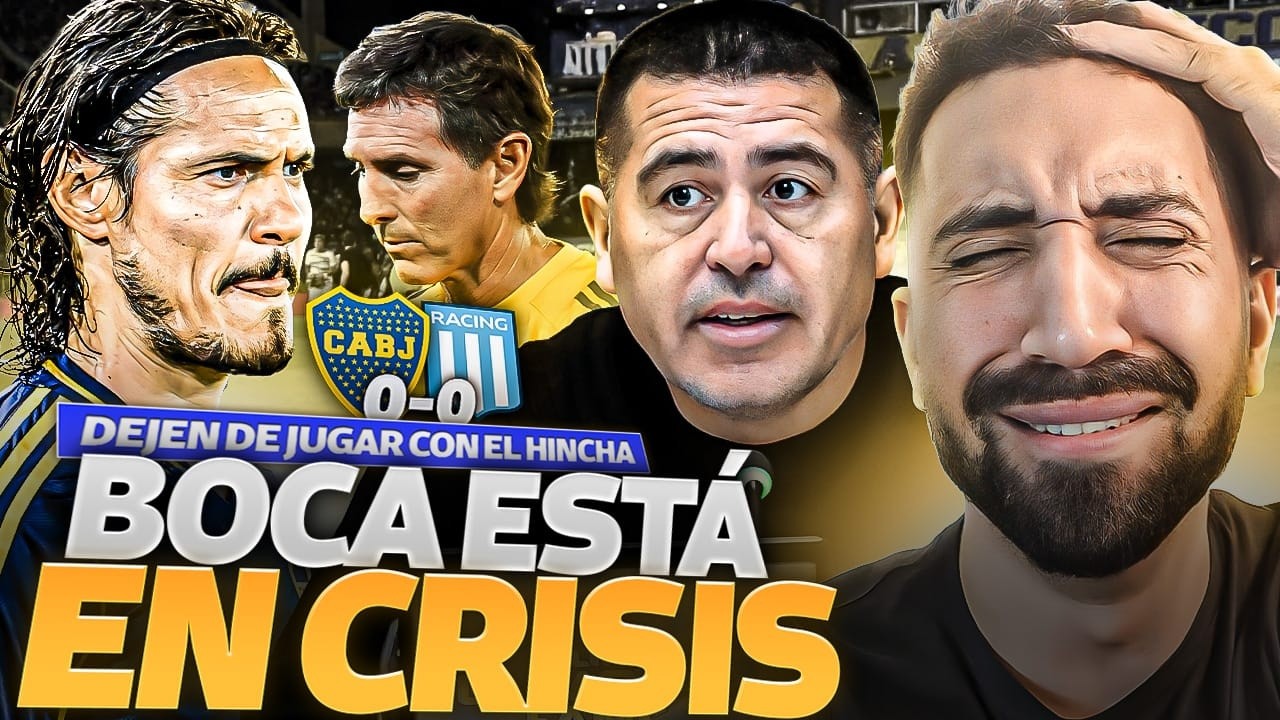 ALGUIEN QUE AYUDE A BOCA !!! NUEVO EMPATE SIN PATEAR AL ARCO CONTRA RACING - CAVANI SE FUE SILBADO