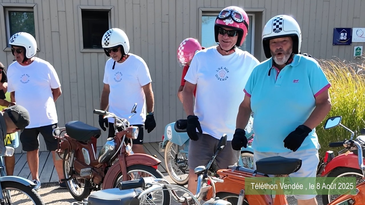 SORTIE MOBYLETTE AU PROFIT DU TELETHON 85