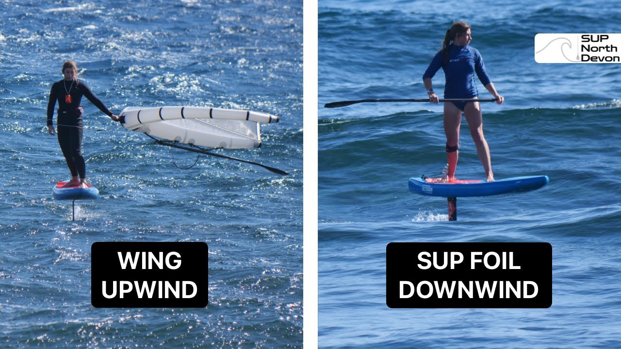 Wing Upwind, Deflate, SUP Downwinder