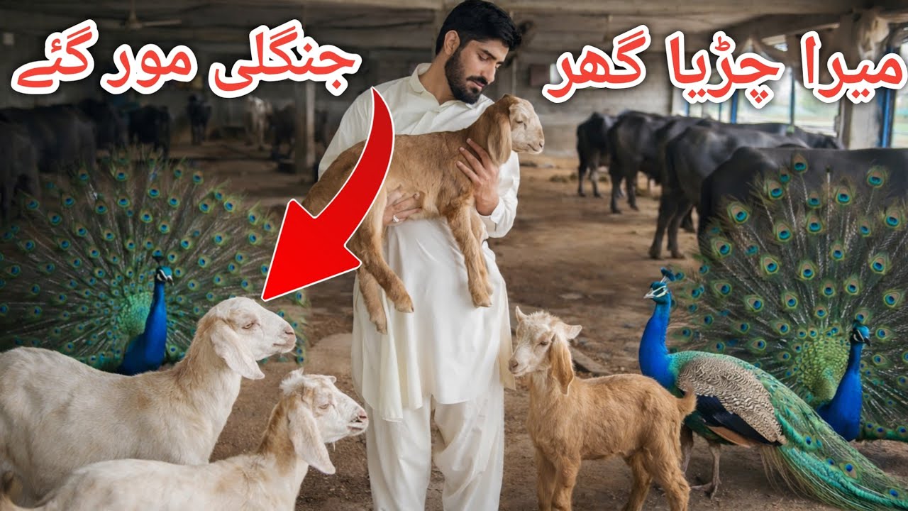 Day spent with my birds and animals in azad kashmir || Village life in kashmir #birds 