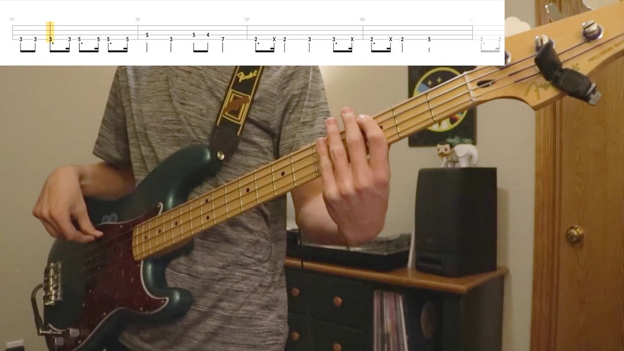 Queen - The Night Comes Down [Bass Cover WITH PLAY ALONG TABS]