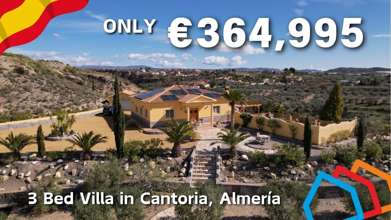 Villa Serenza | 3 Bedroom Villa with a Heated Pool in Cantoria, Almeria | Your Dream Home in Spain!