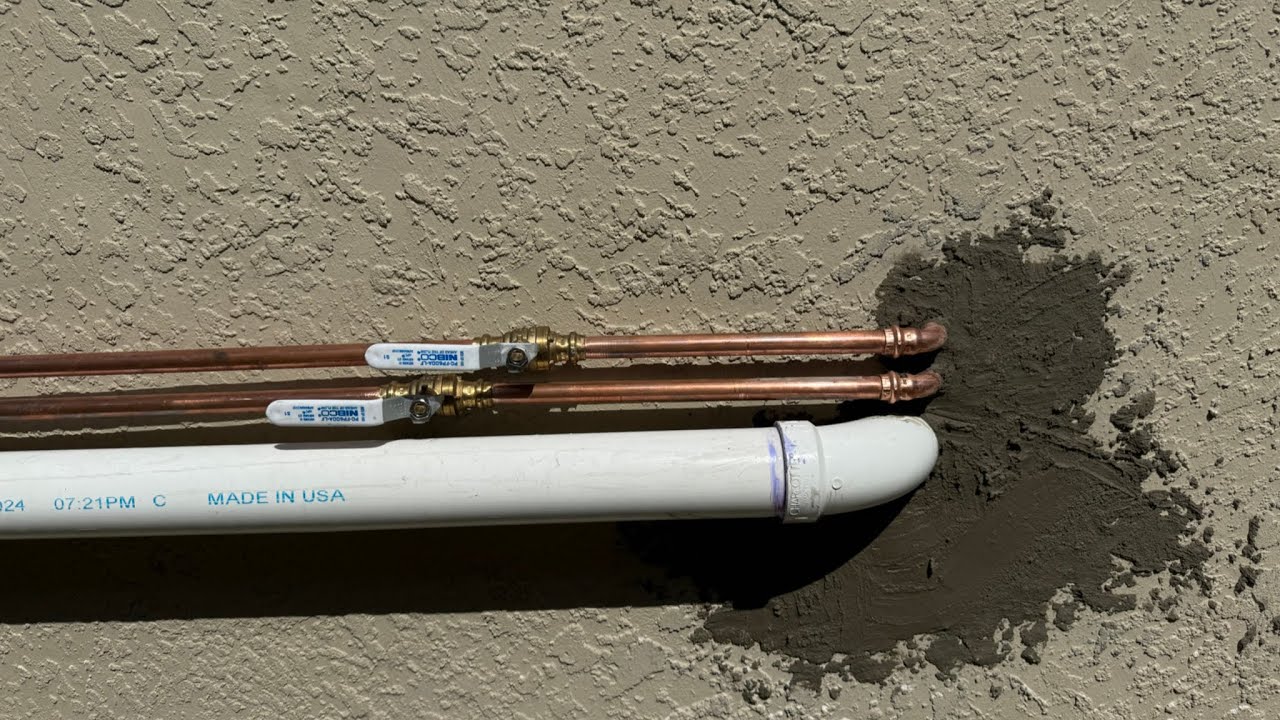 Installing new Pipes for Plumbing Fixtures in Central Florida