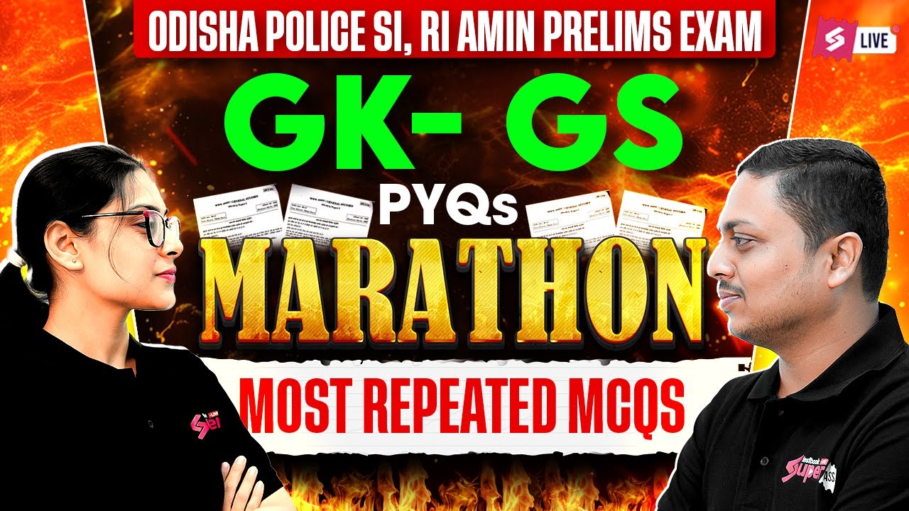Odisha Police SI, RI ARI AMIN 2025 | GK GS Previous Year Question Paper