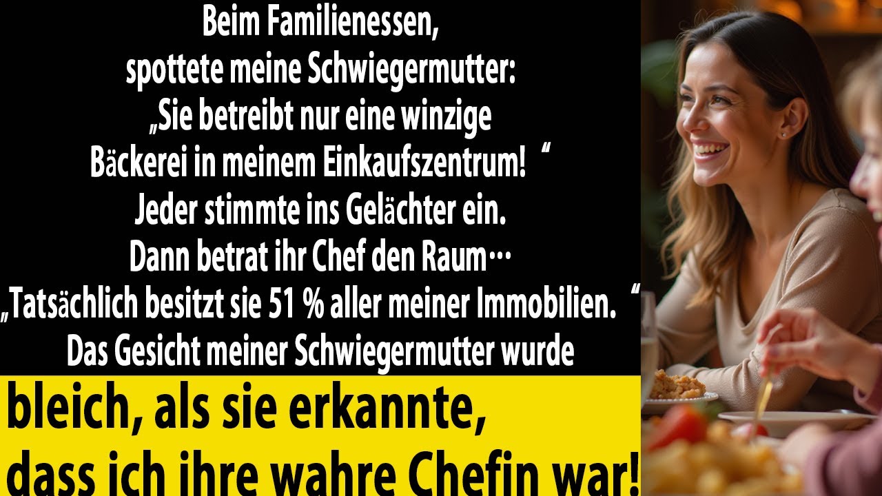 Meine Schwiegermutter verspottete meinen kleinen Laden, doch ihr Millionärs-Chef war mein stiller