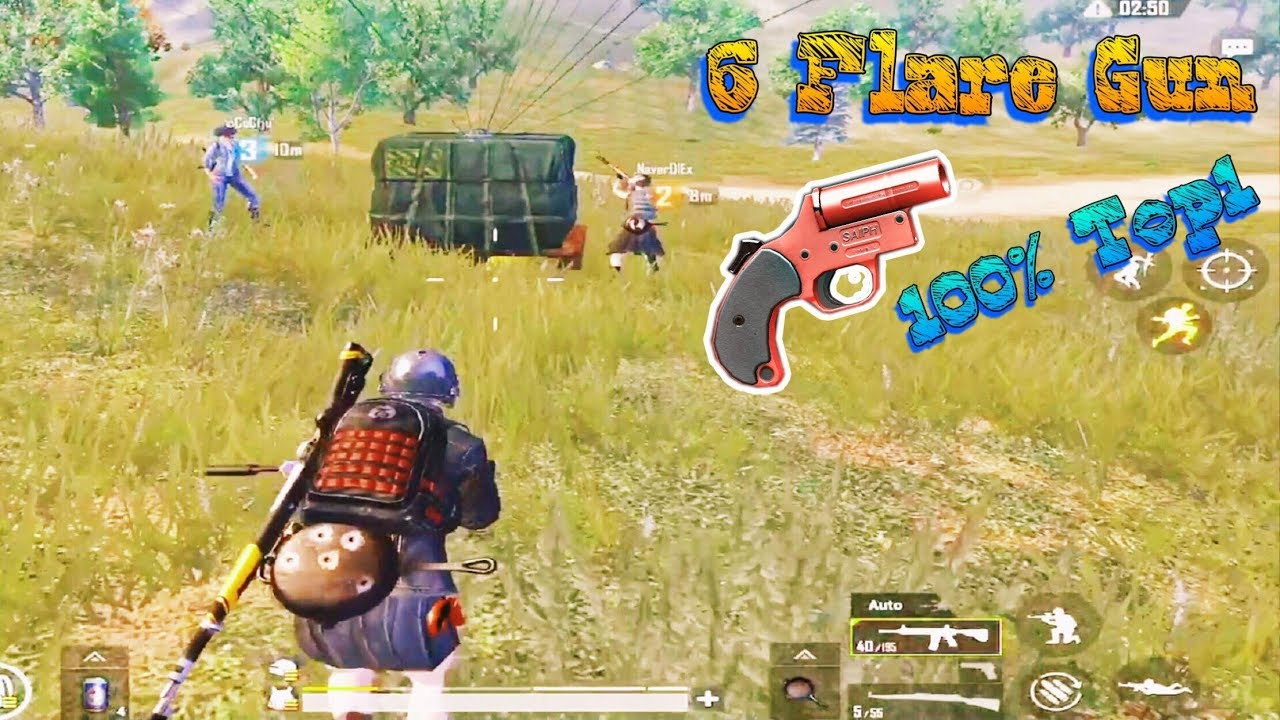 [PUBG Mobile] Nhặt Được 6 Flare Gun (Súng Gọi Thính) 100% Top 1