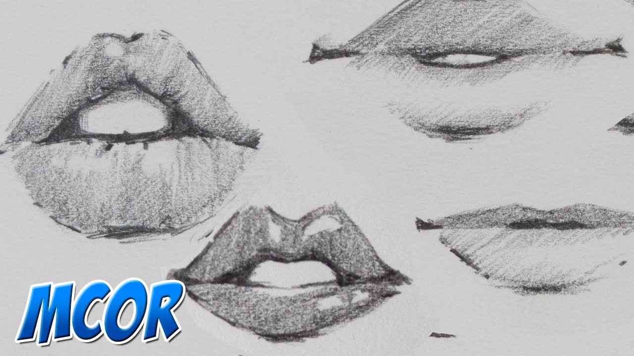 Como Dibujar Labios - Tradicional o Manga
