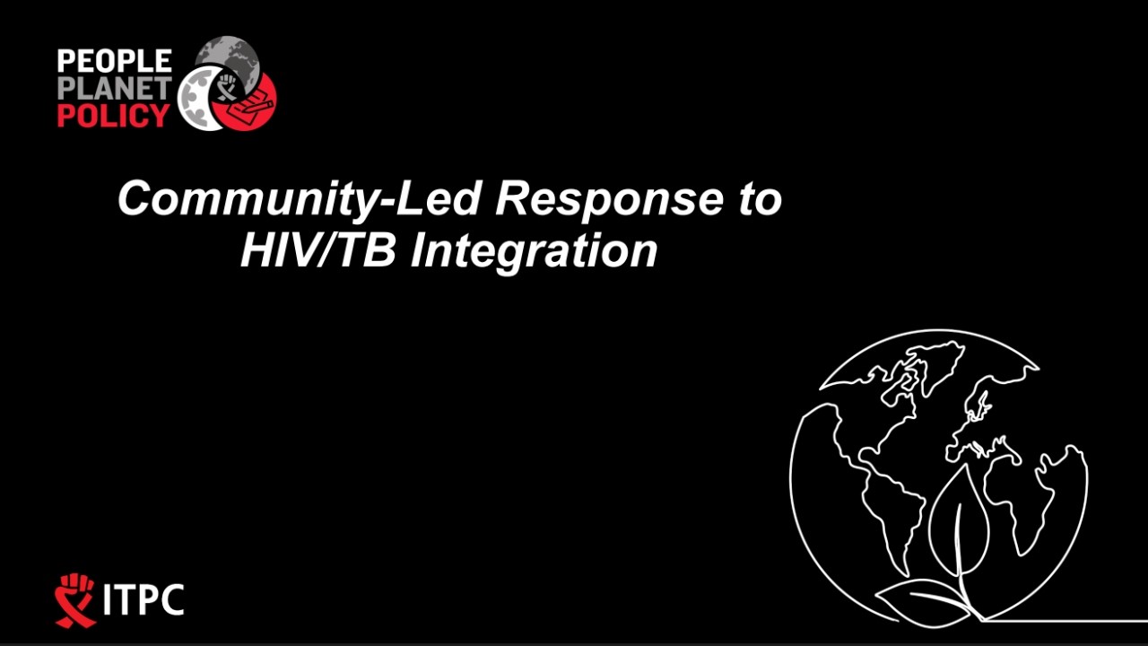 Community-Led Response to HIV/TB Integration | 9 October 2025
