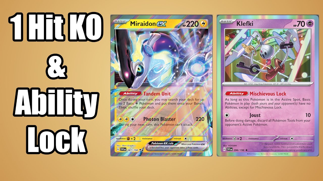TWO Faces of Miraidon Ex Deck, Turbo 1HKO and Ability Shut Down (PTCGL Scarlet Violet)