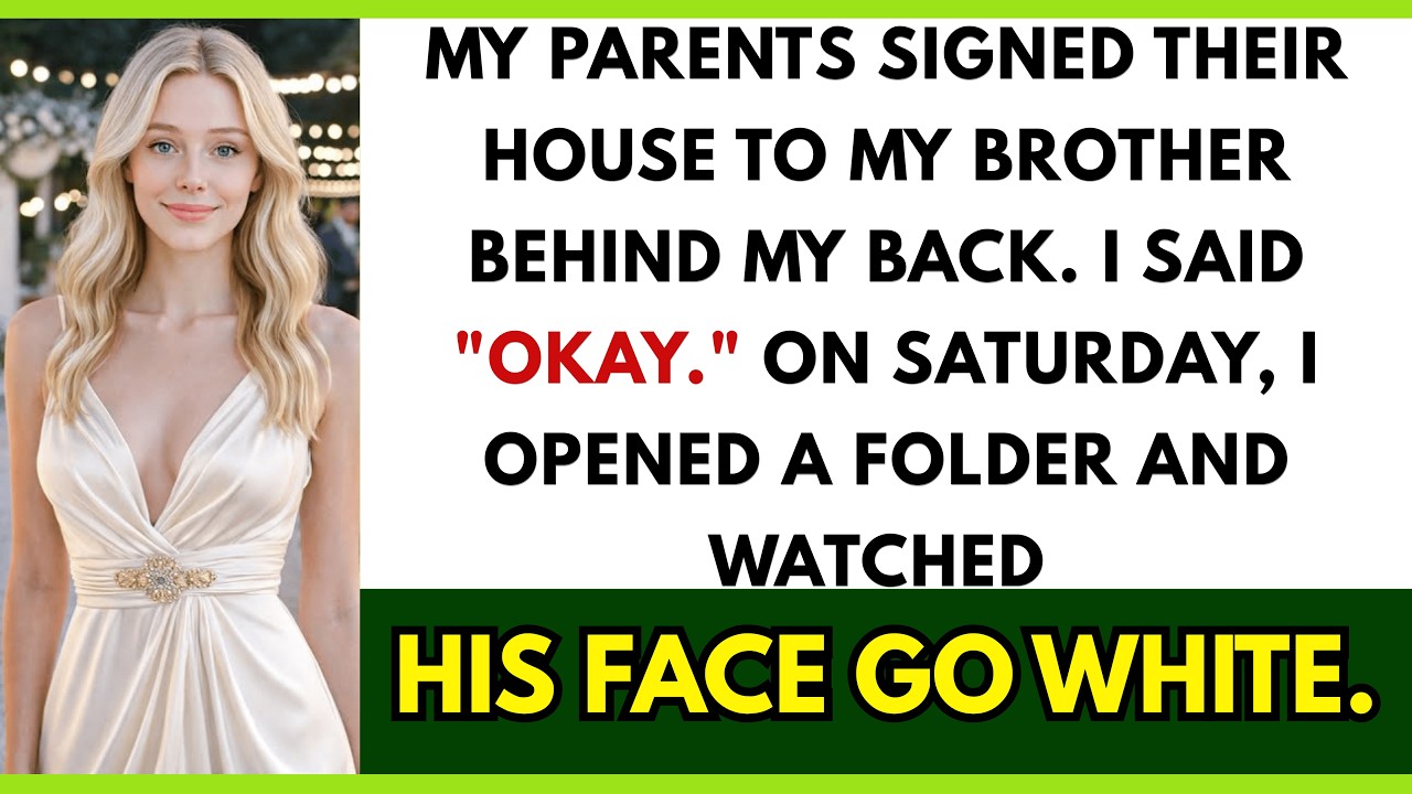 My Parents Secretly Signed Their House Over To My Golden Boy Brother. So I Let The Truth Do What ...