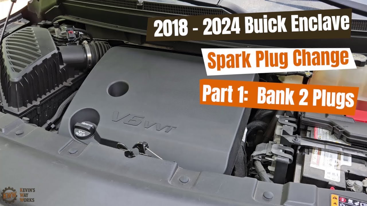 Buick Enclave Spark Plug Change 2018-2024 (Part 1) - Bank 2 Plugs