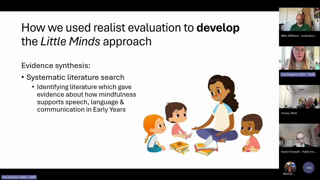 How realist evaluation and mindfulness were used to support children’s SLC - Essex County Council