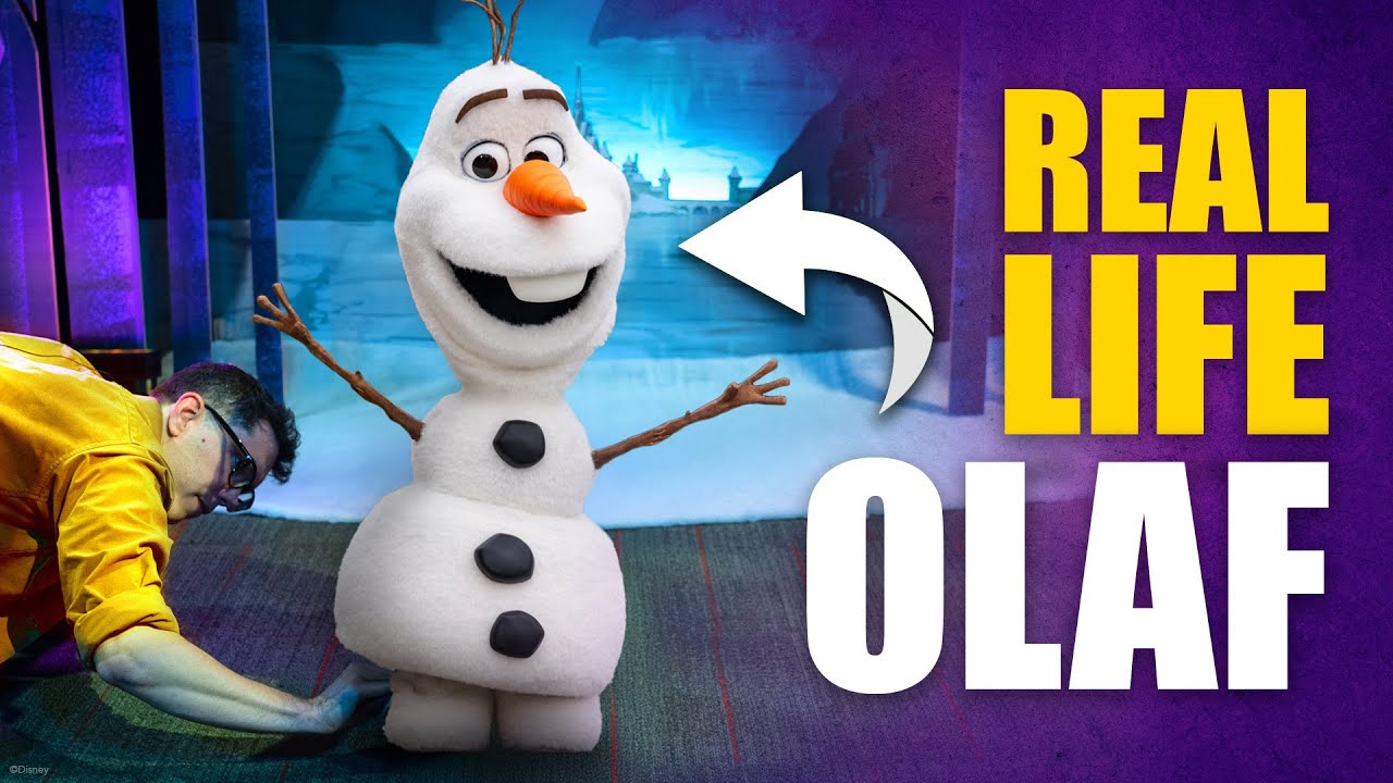 Disney's Olaf Self-Roaming Robot Comes to Life World of Frozen