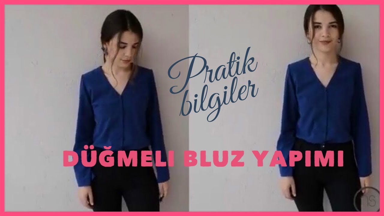 Düğmeli Bluz Yapımı / detaylı kol yapımı !! pratik bilgiler // kalıpsız