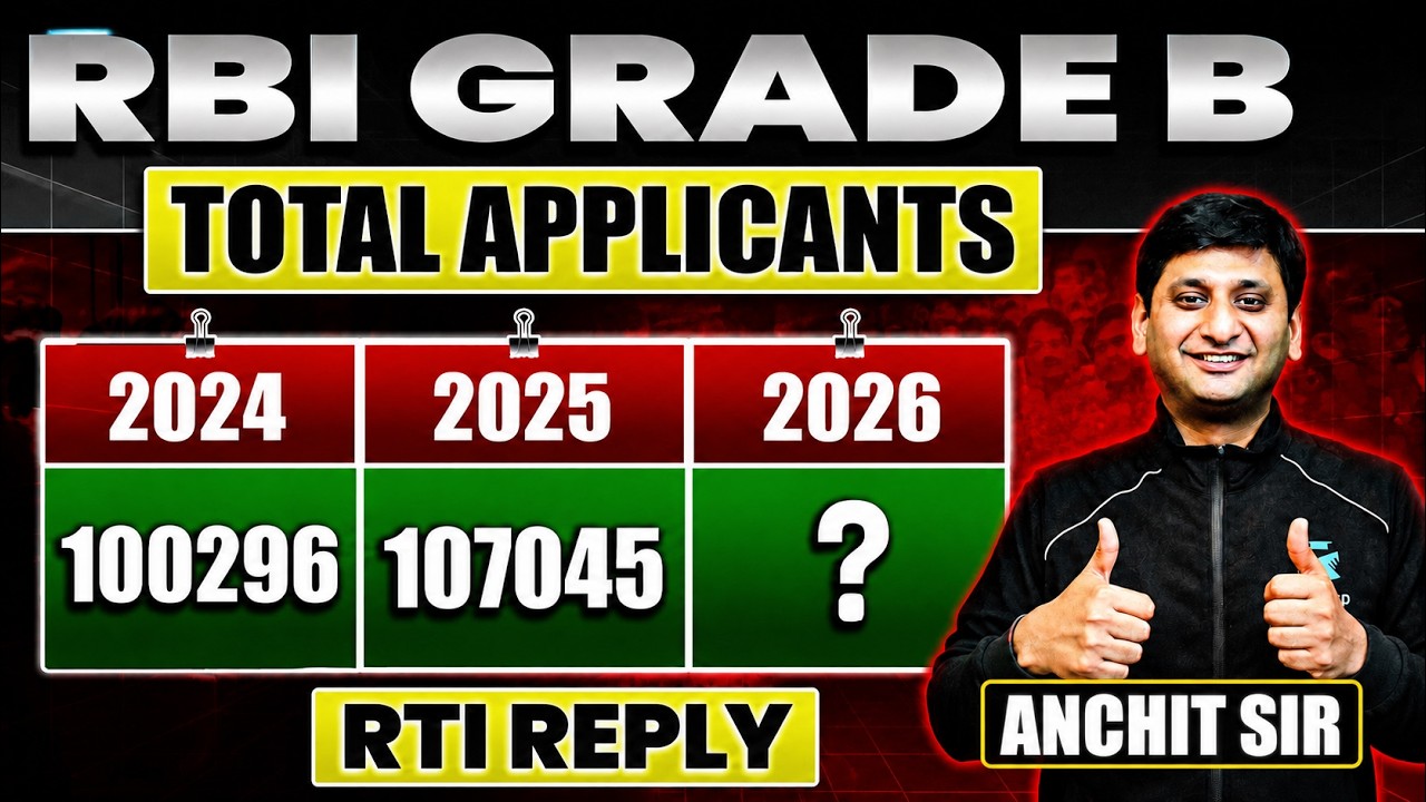 RBI Grade B 2026 Total Applicants: Phase 1 Appeared Data And Category-Wise Breakup
