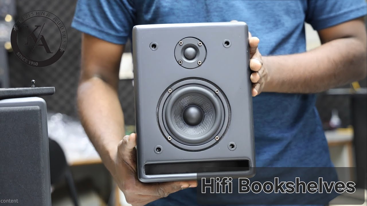 Premium Model Bookshelves with Hifi Speaker system setup | Doogesound Speakers and Tweeters |