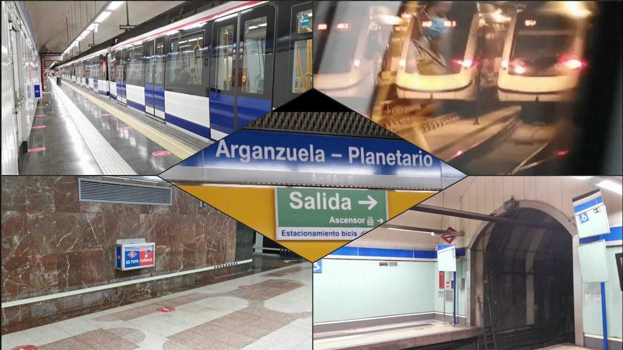 Metro de Madrid serie 8400 CAF Bombardier Siemens - Trayecto L6 CIRCULAR / Train ride ~ U-bahn метрo