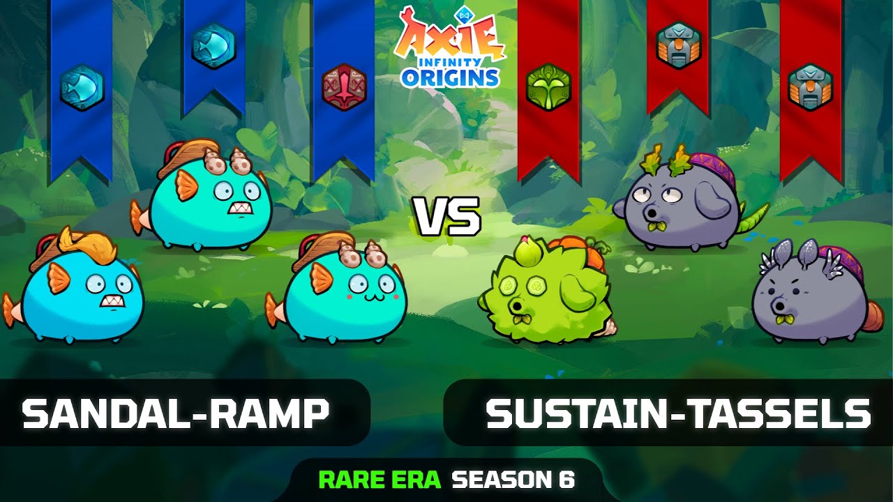 SANDAL-RAMP vs SUSTAIN-TASSELS | Router vs TWINTAIL | TOP 100 | SEASON 6 | AXIE ORIGINS