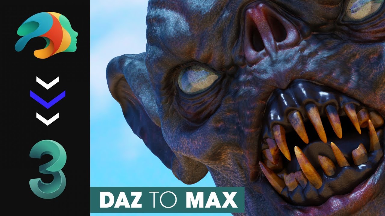 DAZ TO Max Bridge ~ Отправьте своего персонажа в 3DS Max из DAZ Studio.