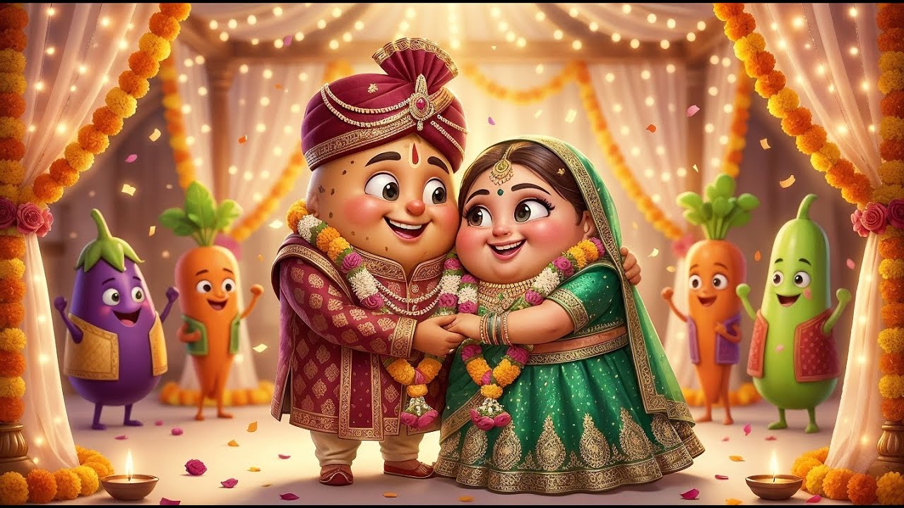 Aalu Ki Barat | Kids Hindi | Hindi Cartoon Video | आलू की बारात | Popular Kids Rhyme | Kido Pie