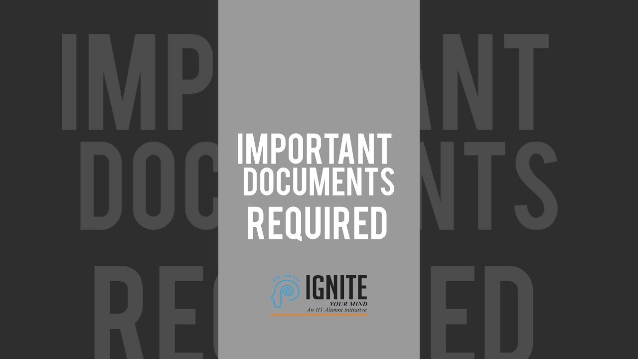 KEAM 2024 IMPORTANT DOCUMENTS FOR APPLY JEE #natacoaching#ignitethrissur #nata2024 #keam2024