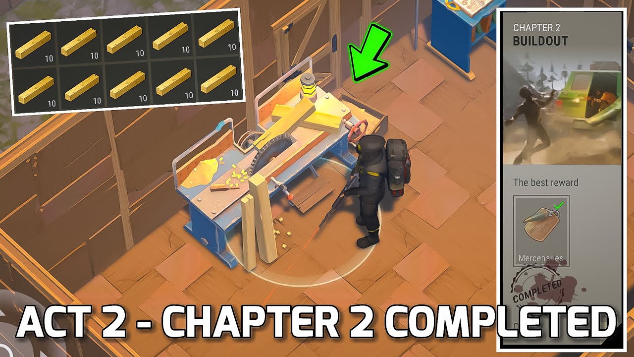 Make a Pine Beam | Act - 2 Chapter 2 Completed ! Last Day On Earth Survival