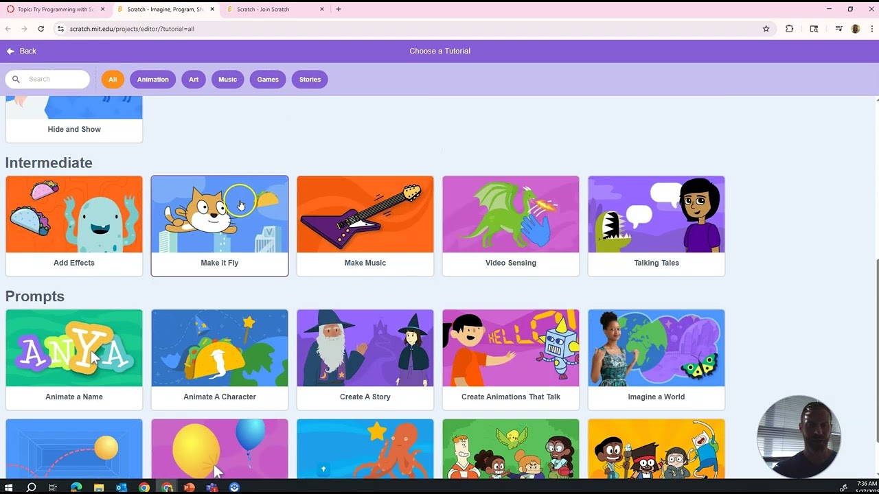 Try Programming with Scratch 2025