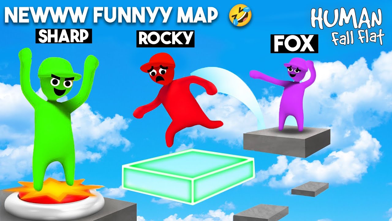 Newww Funnyyy Map In Human Fall Flat தமிழ் Gamelplay - Black FOX