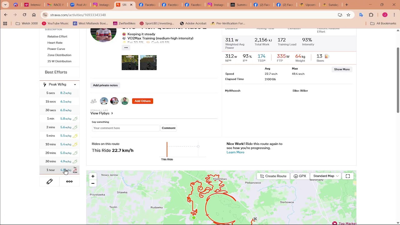 Jamie Cahill | MyWhoosh |SRC Jan Mens Qualifier 1