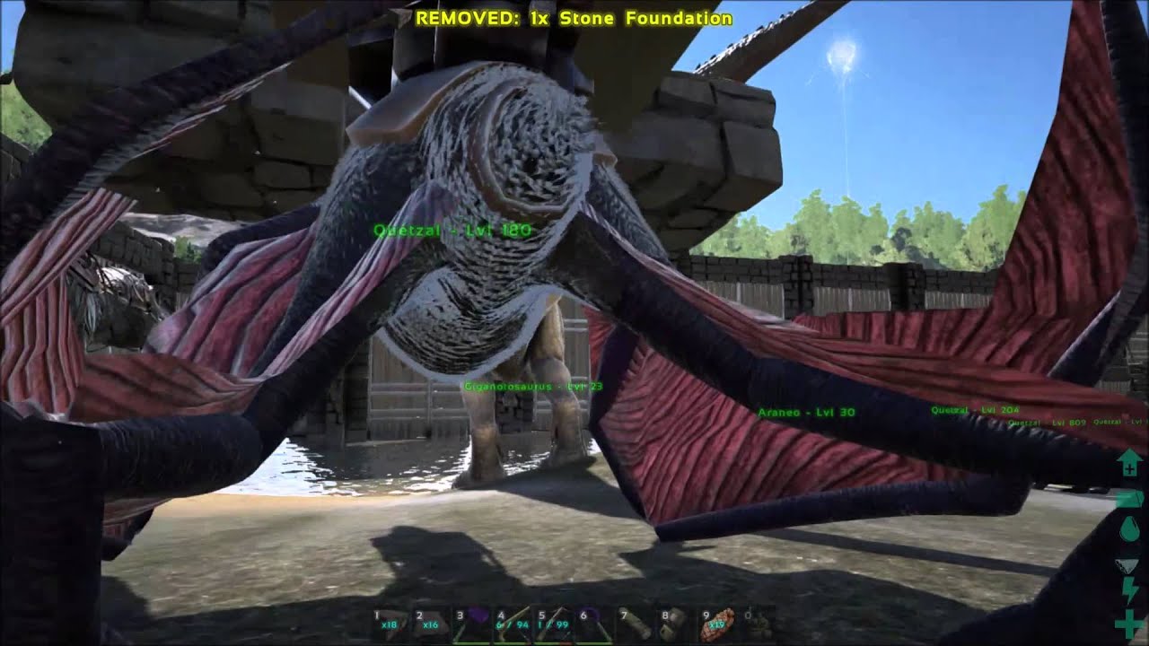 The best platform saddle building technique in ark