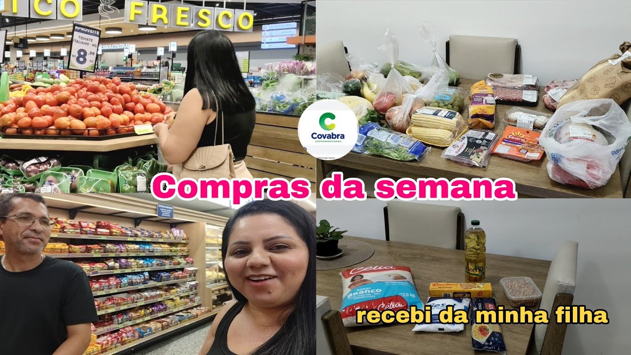 COMPRAS DA SEMANA DE HORTIFRUTI E AÇOUGUE NO SUPERMERCADO COVABRA EM JUNDIAÍ SP 