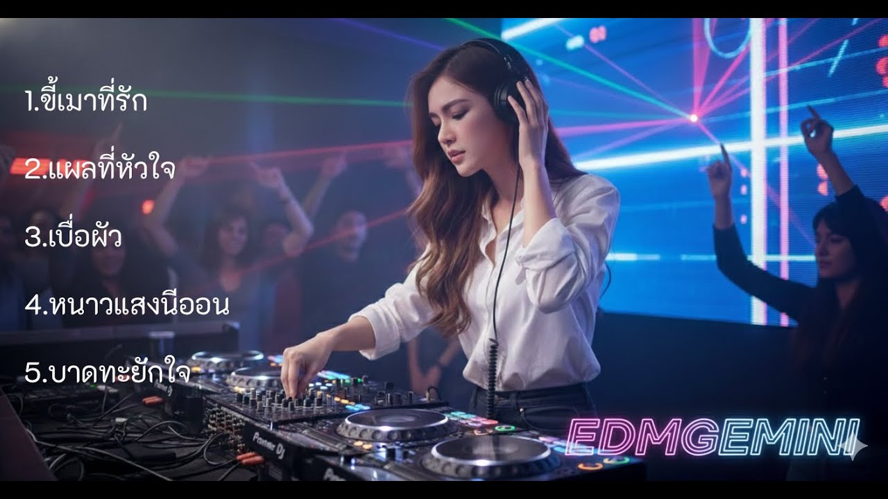 เพลงเต้น EDM เพลงชุดขี้เมาที่รัก