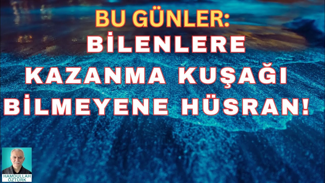 Caresizlik zamanları ve kazananlar | Hamdullah Ozturk