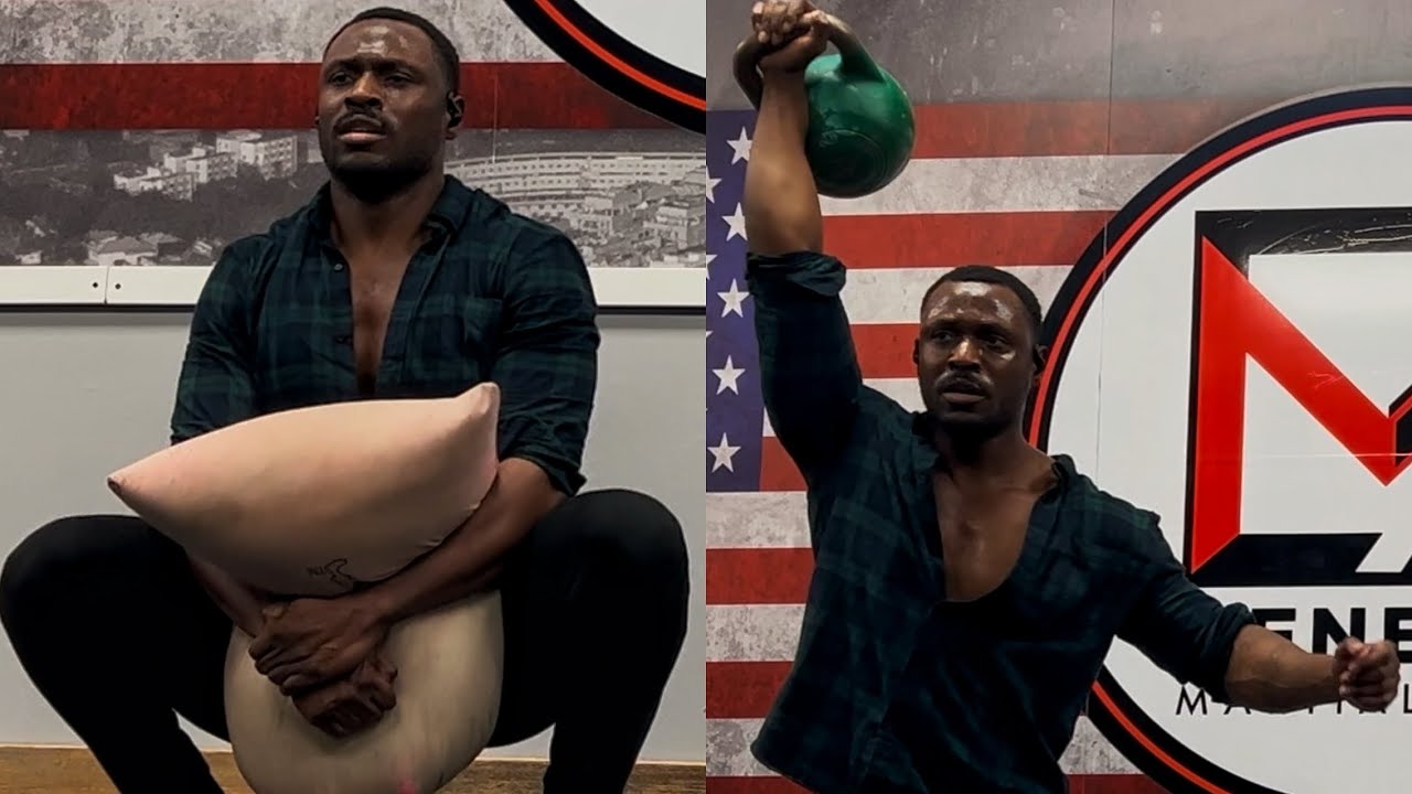 THIS SANDBAG & KB WORKOUT IS BRUTAL‼️(FOLLOW ALONG)