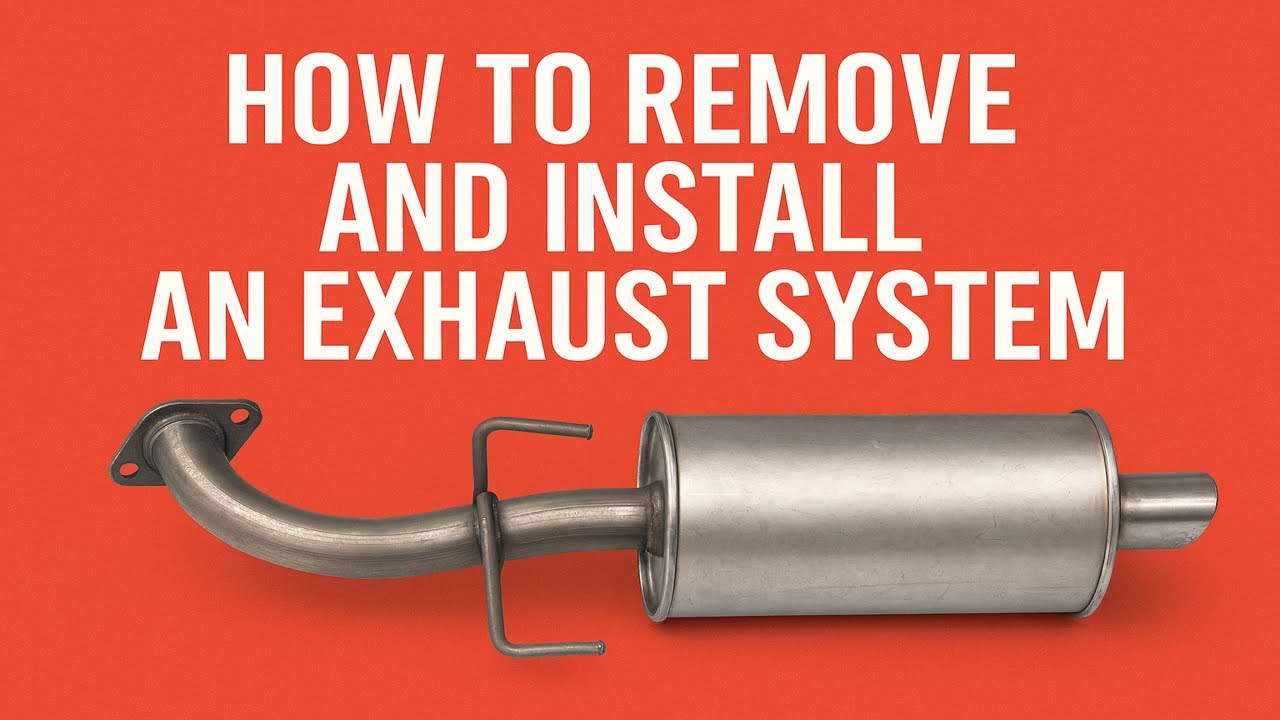 Как снять и установить выхлопную систему