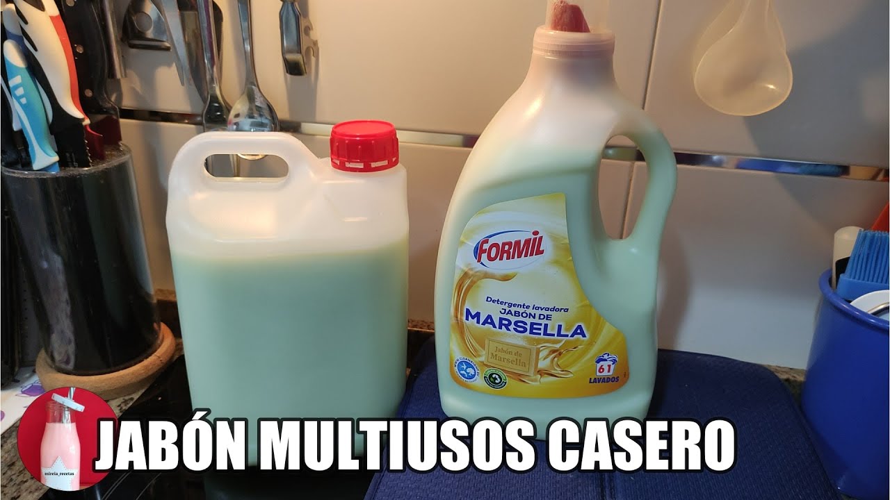 ⚡JABON CASERO MULTIUSOS LAVADORA+SUELOS+PLATOS//RECETA BASADA EN@comidascaserasyconsejosdep8822